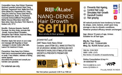 NANO-DENCE Hair Growth Serum - Image 3